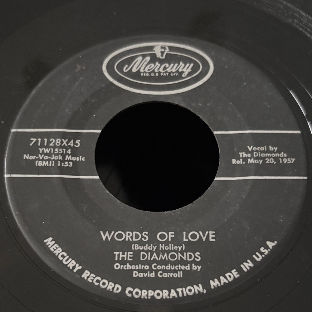 The Diamonds performing "Don't Say Goodbye" on the Mercury label.